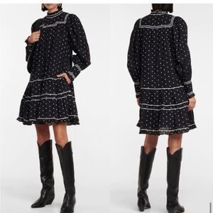 LIKE NEW Ulla Johnson Blanche Dress in Eclipse Dot size 0